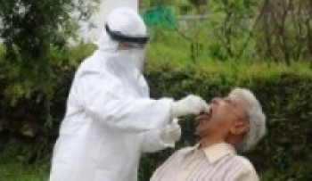 प्रदेश प्रमुख शेरचनको कोरोना परीक्षण   