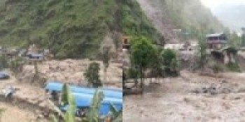 सिन्धुपाल्चोकको जम्बु र  भोटेकोशीमा बाढीः मृत्यु हुनेको सनाखत