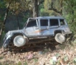गुल्मीमा जीप दुर्घटनामा सहचालकको मृत्यु
