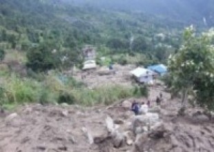 पहिरो विस्थापितलाई अस्थायी बासस्थान