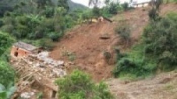 Helambu highway blocked   