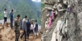लिदी पहिरामा १८ घर पुरियो, ३६ सम्पर्कविहीन