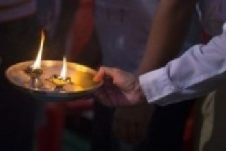 वत्सलेश्वरी जात्रामा पशुपतिनाथ भण्डार तहविलबाट विचार पूजा