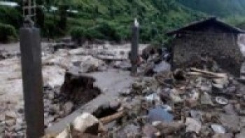 बागलुङमा विपद् : ४१ परिवार विस्थापित, ७ घर उच्च जोखिममा   