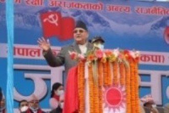एमालेलाई सिध्याउने सपना नदेखे हुन्छ : अध्यक्ष ओली   