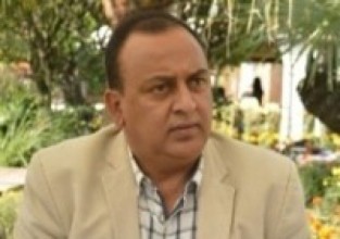 कांग्रेस नेता भण्डारी अस्पताल भर्ना  