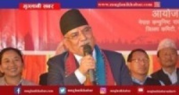 माओवादी मात्रै भरोसायोग्य शक्ति हो भन्ने स्थापित भयो : प्रचण्ड