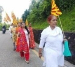 अहिंसा दिवसमा शान्ति -याली   