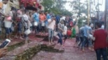 कास्कीकोटमा दही जात्रा हुँदै    