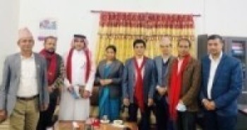 महानगर प्रमुख दाहालसँग कतारका राजदूतको भेट  