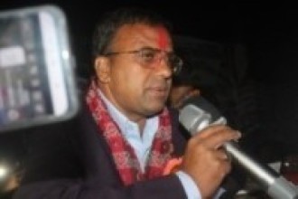 कांग्रेस केन्द्रीय सदस्य बद्रीप्रसाद पाण्डेद्वारा सहमहामन्त्रीमा उम्मेदवारी घोषणा