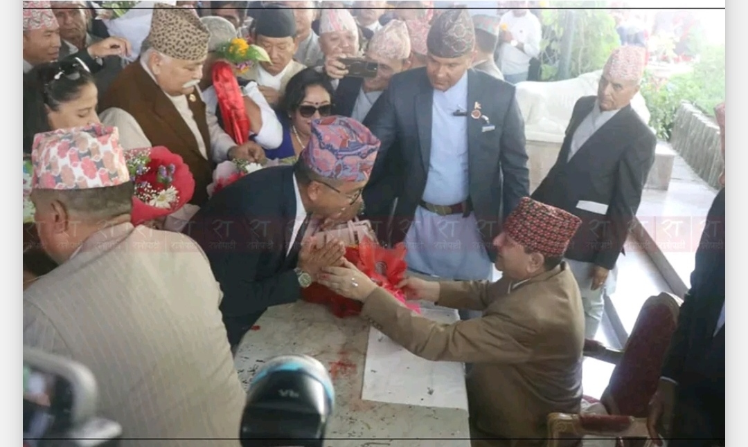 राजेन्द्र लिङ्देनले दिए पूर्वराजा ज्ञानेन्द्रलाई शुभकामना