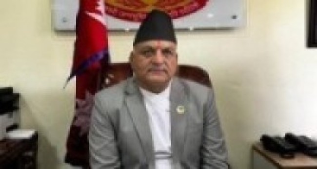 मुख्यमन्त्री पाण्डेद्वारा गाउँपालिका भवन उद्घाटन
