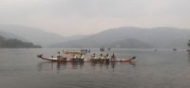 बेगनास तालमा राष्ट्रिय ड्रागन बोट रेस प्रतियोगिता सुुरु