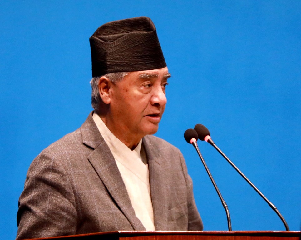 नेपाली समाज हिन्दू धर्म संस्कारमा अडिग छः पूर्वप्रधानमन्त्री देउवा