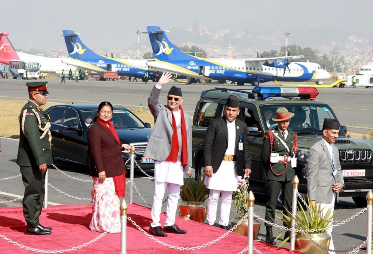 प्रधानमन्त्री ओली आज स्वदेश फर्कँदै