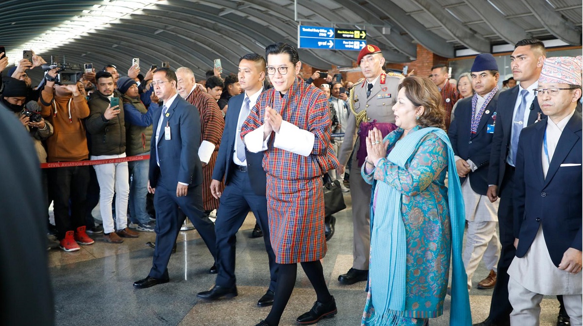 भूटानी नरेश काठमाडौँमा