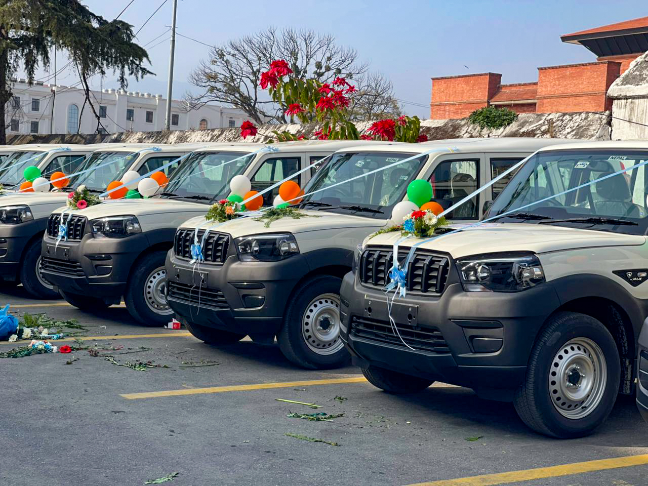 निर्वाचनका लागि भारतले दिएका गाडी अर्थ मन्त्रालयलाई हस्तान्तरण