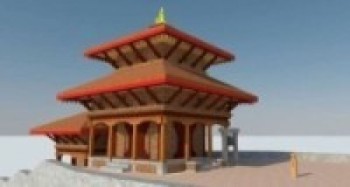 भद्रपुरमा बन्यो डेढ करोडको लागतमा काली मन्दिर    