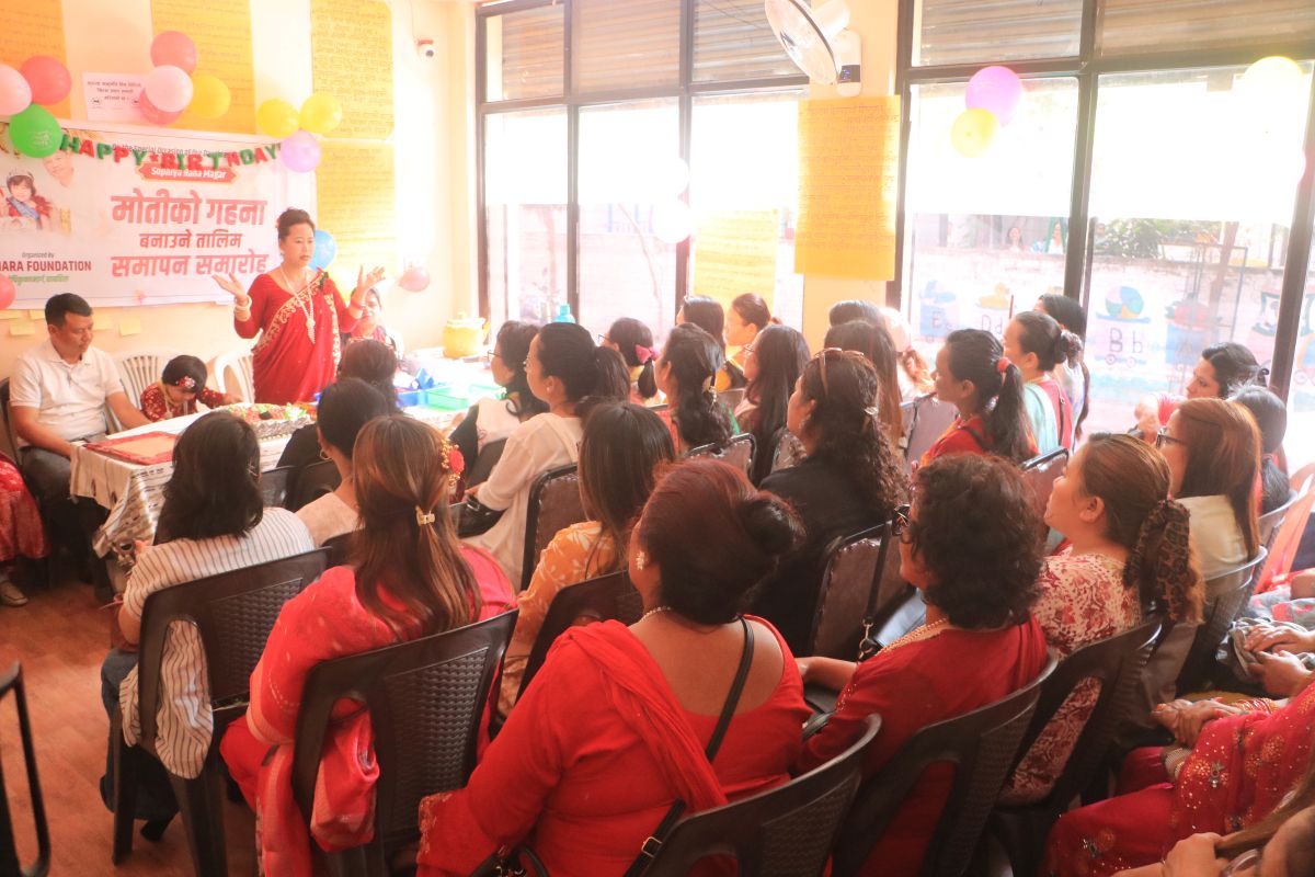 ‘सिप सिकौँ, आत्मनिर्भर बनौँ’ अभियानमा सहारा फाउन्डेसन सक्रिय, तिन दिने बिशेष अफर तालिम सम्पन्न