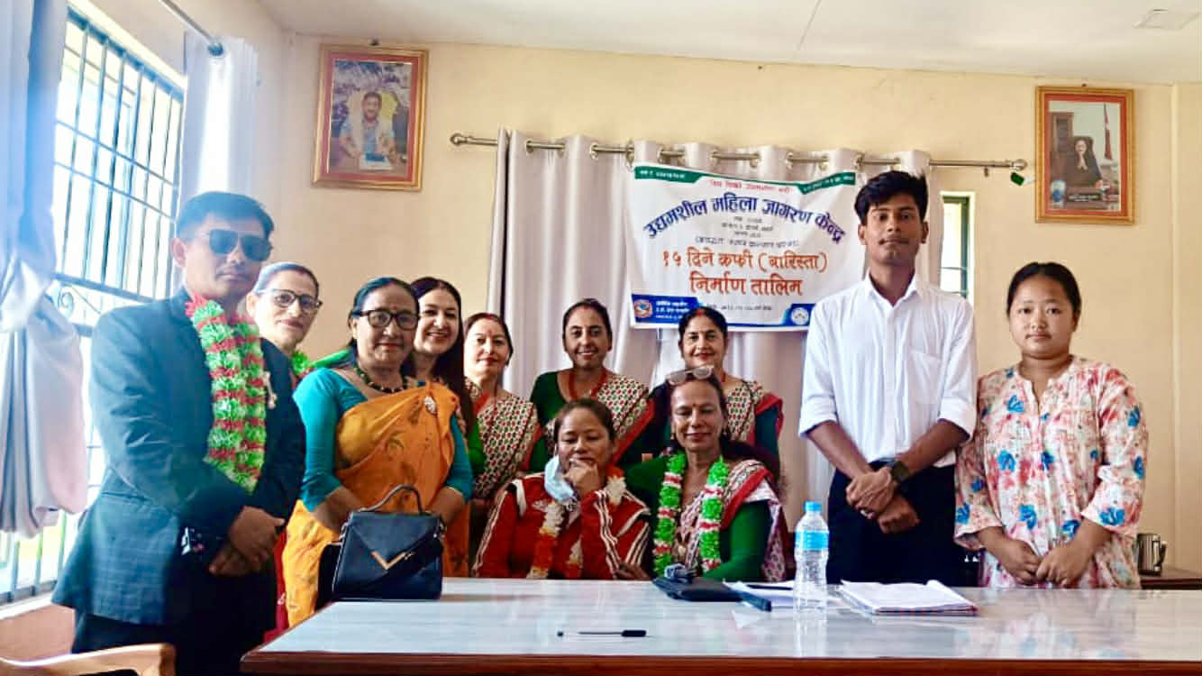 कमल गा.पा १५ दिने कफी (वारिस्ता ) निमार्ण तालिम हुदै