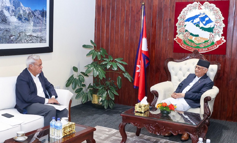 सभापति देउवा र अध्यक्ष ओलीबीच भेटवार्ता