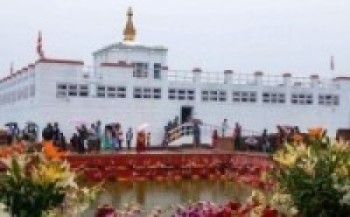 दक्षिण कोरियाका दुई सय बौद्ध तीर्थयात्रीलाई लुम्बिनीमा स्वागत  