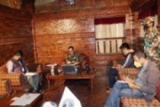 सेनाद्वारा पत्रकार सम्मेलन