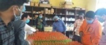 मध्यपश्चिम विश्वविद्यालयद्वारा सेनिटाइजर उत्पादन