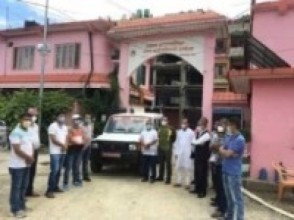 नगरपालिकालाई शववाहन हस्तान्तरण   