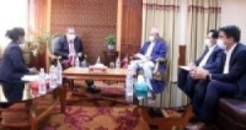 मन्त्री नेम्वाङ र राजदूतबीच भेटवार्ता