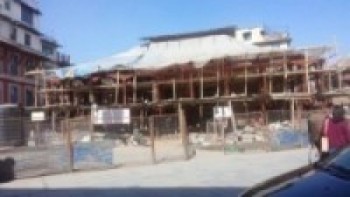 काष्ठमण्डप पुनःनिर्माण  ७० प्रतिशत सम्पन्न