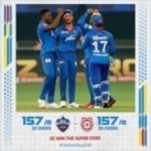 दिल्लीले पञ्जाबलाई सुपर ओभरमा हरायो