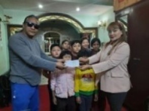 'मनाङ समाज अमेरिका'द्वारा त्रीनेत्र फाउन्डेसनलाई आर्थिक सहयोग