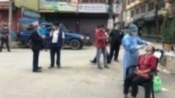 चोकचोकमा एन्टिजिन जाँच   