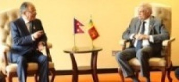 प्रधानमन्त्री दाहाल र श्रीलङ्काली राष्ट्रपति विक्रमासिङ्घेबीच भेटवार्ता
