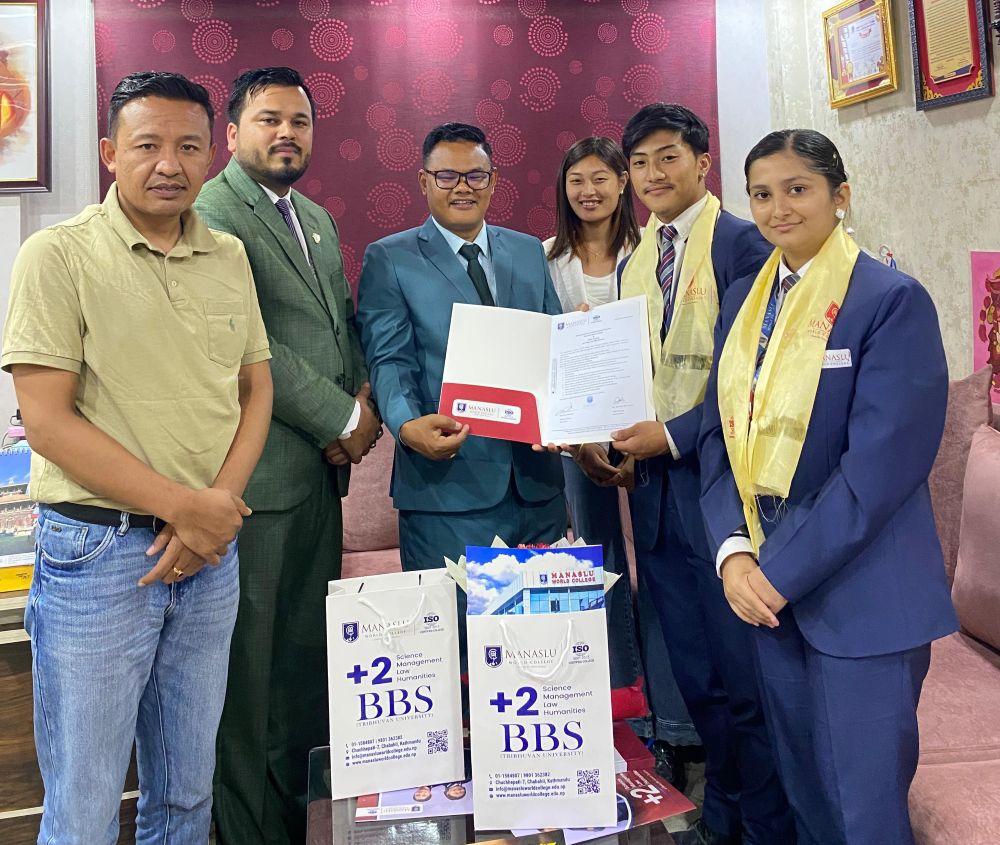 मनास्लुले गर्यो कलेज एम्बासडरको नियुक्ति