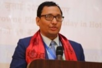 नव निर्वाचित अध्यक्ष भट्ट द्वारा बिभाजित एनआरएनलाई एक बनाउने प्रतिबद्धता