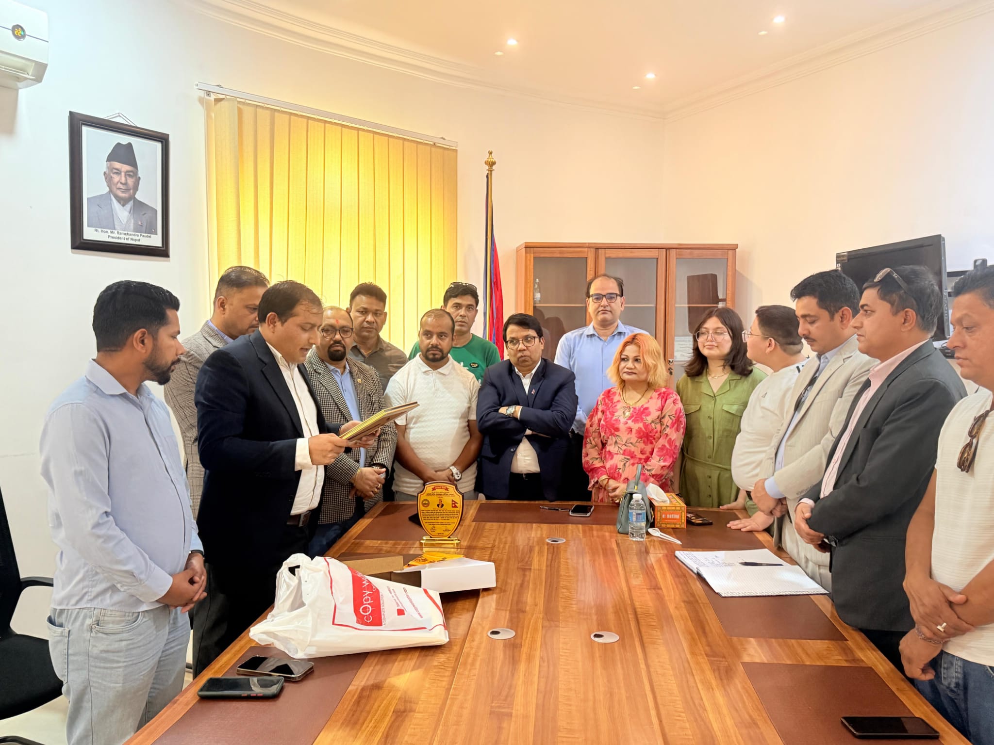 कोशी प्रदेश समन्वय परिषद कतार र आबद्ध जिल्ला संस्थाले गरे प्रथम सचीवको बिदाई