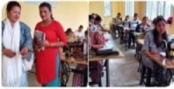 झापामा तीन महिने  सिलाई कटाई सम्बन्धी प्रशिक्षण उद्घाटन