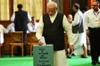 भारतमा उपराष्ट्रपति चयनका लागि मतदान