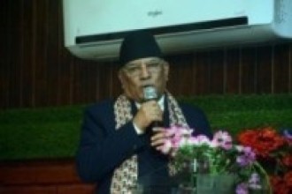 प्रधानमन्त्री दाहालद्वारा आँबुखैरेनीमा अस्पतालको उद्घाटन