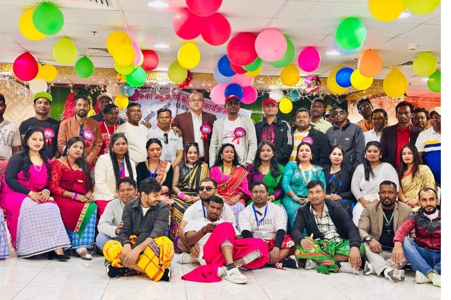 कतारमा रहेका सन्थाल समुदायले मनाए`सोहराई पर्व´
