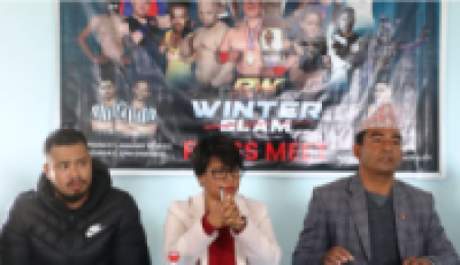 राष्ट्रिय रेस्लिङ प्रतियोगिता शनिबारदेखि  