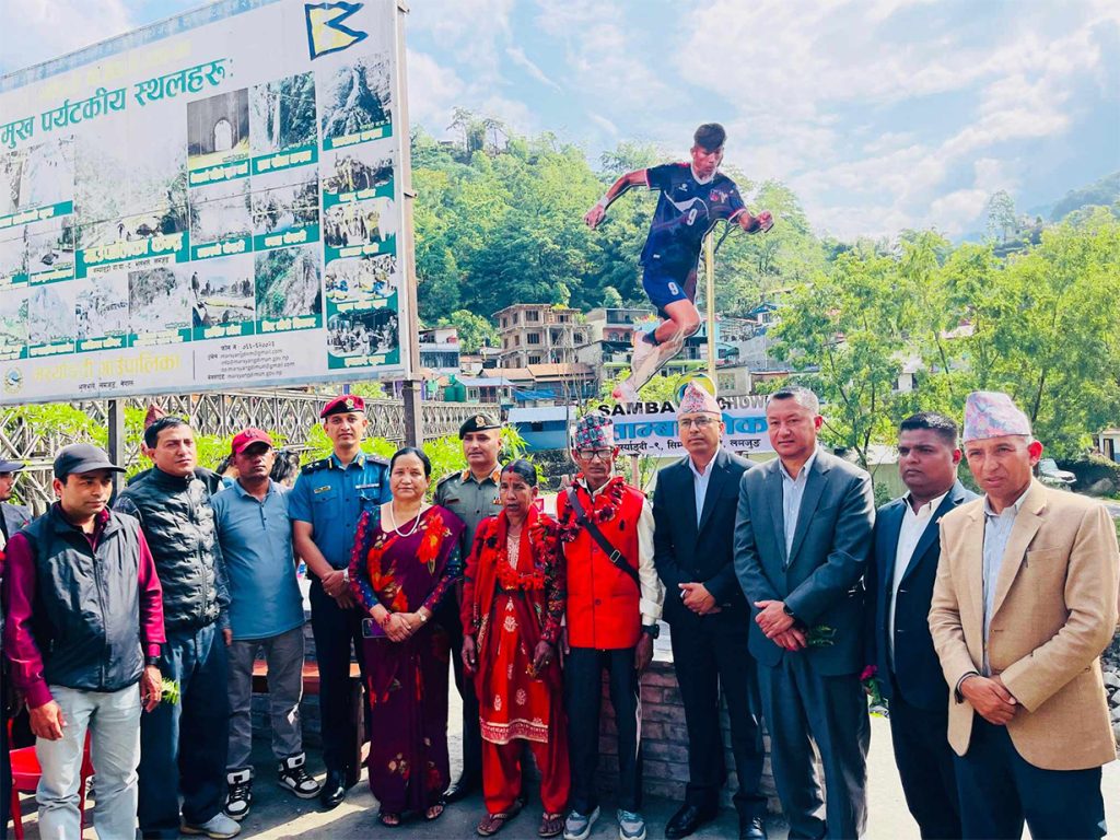 फुटबलर सावित्राको सम्मानमा ‘साम्बा चोक’ नामाकरण