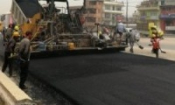 मुग्लिन–पोखरा सडक विस्तारः पूर्वी खण्डमा नौ किमी कालोपत्र