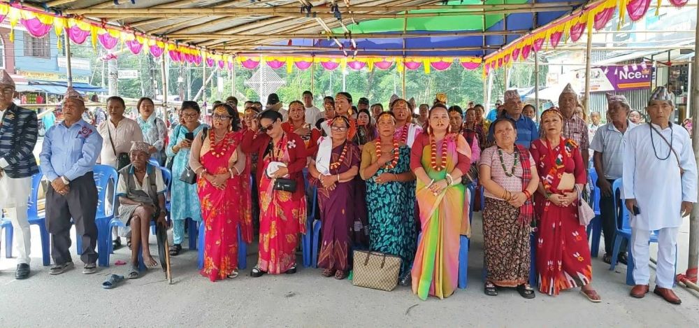 झापाको केर्खा बजारमा याक्थुङ लिम्बु जातिको   मौलिक चार्ड  सिसेक्पा तङनाम भव्य सम्पन्न