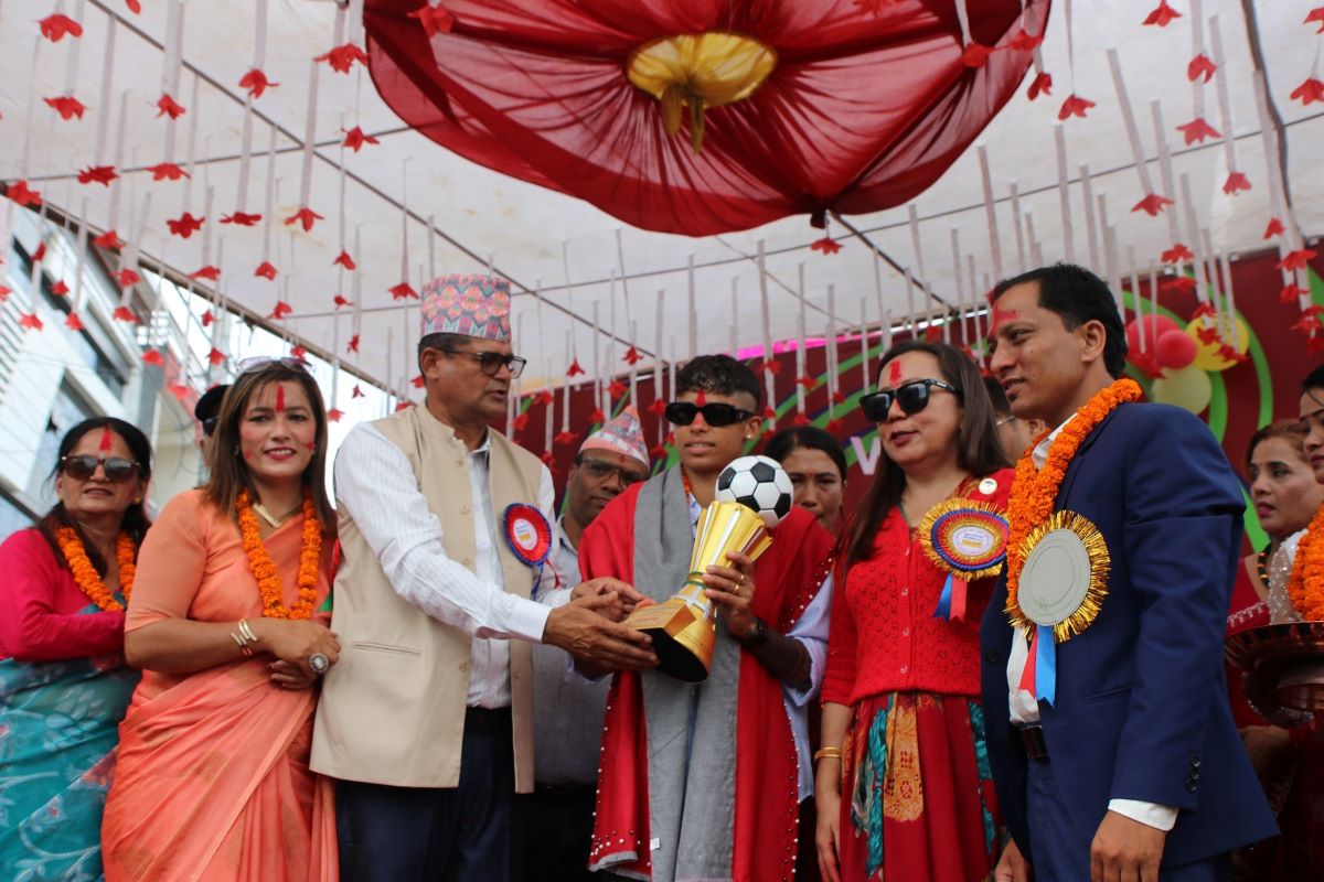 कप्तान भण्डारी तनहुँमा सम्मानित