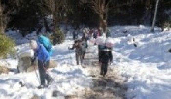 मनाङमा आउने पर्यटकलाई स्वागत