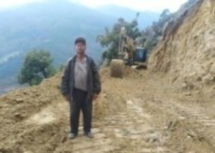 कोटगाउँ–रायखोर सडक निर्माण शुरु